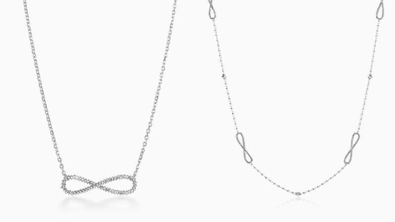 Platinum Born limitless collection necklace