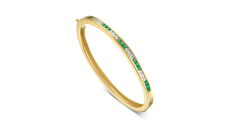 Allison Quaid emerald bracelet