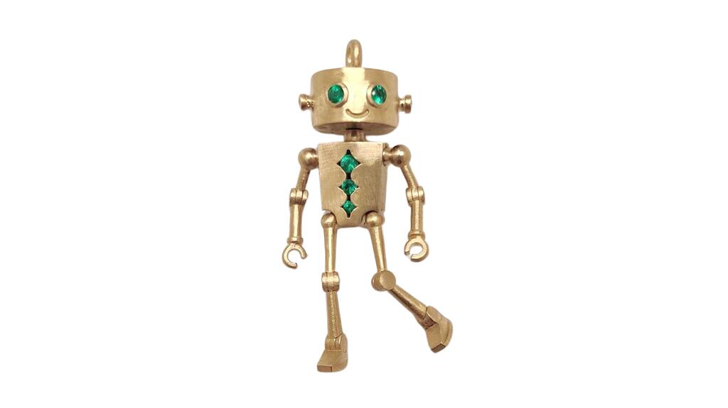Lauren Newton Jewelry robot charm