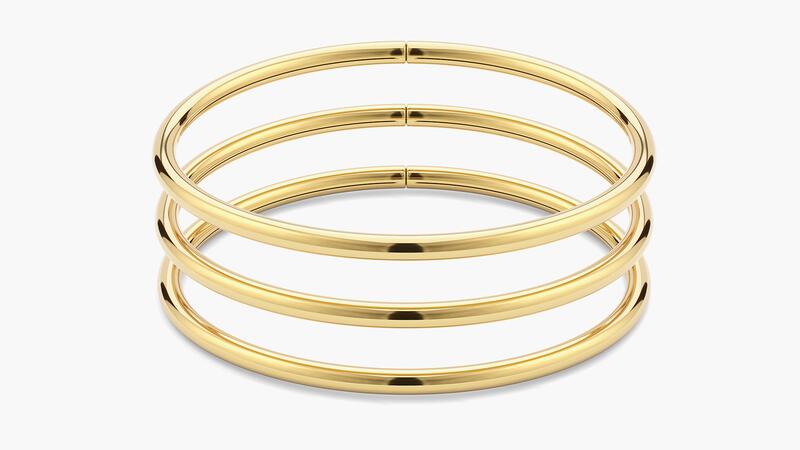 Mejuri Steel Janis Flexi Bangle Set