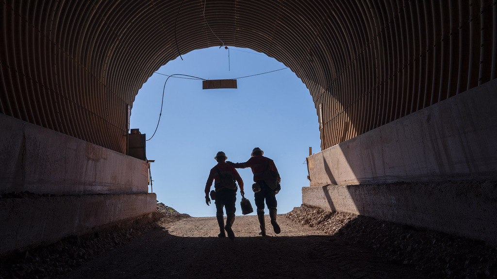 A final shot from the underground portal at the Argyle Diamond Mine in Western Australia. In operations since 1983, workers hauled out the famed mine’s last load in November 2020. (Photo courtesy of Rio Tinto)