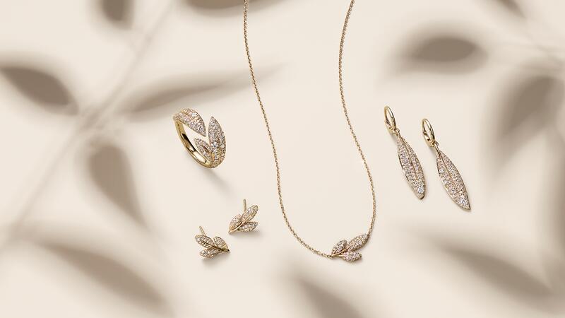 Jane Goodall Brilliant Earth olive branch jewelry