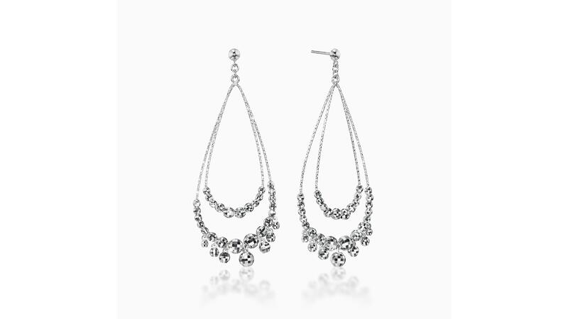 Platinum Born celestial collection earrings