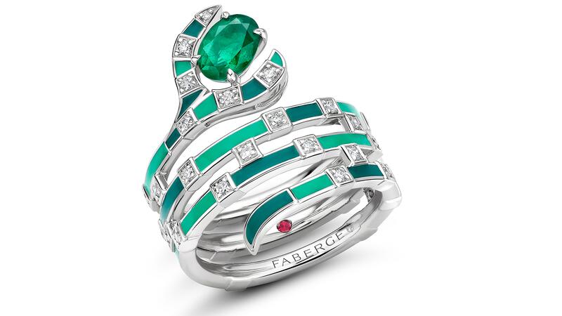 Fabergé Beetlejuice sandworm wrap ring