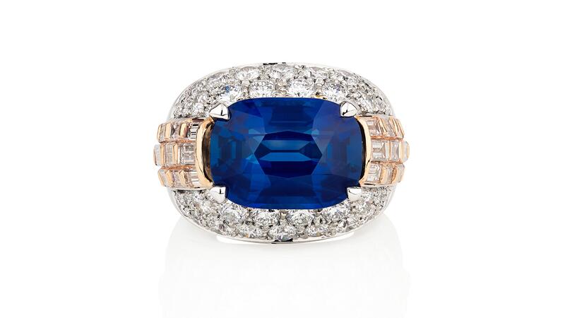 Bulgari Kashmir sapphire and diamond ring Phillips