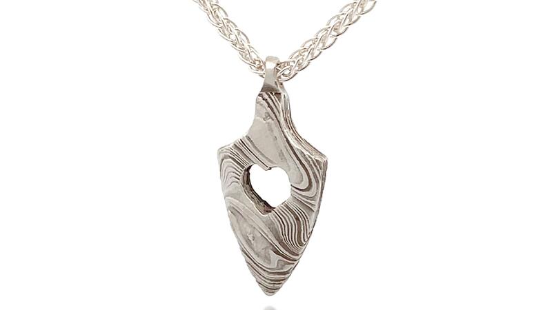 Chris Ploof Modern Electrum Yanone Pendant Necklace