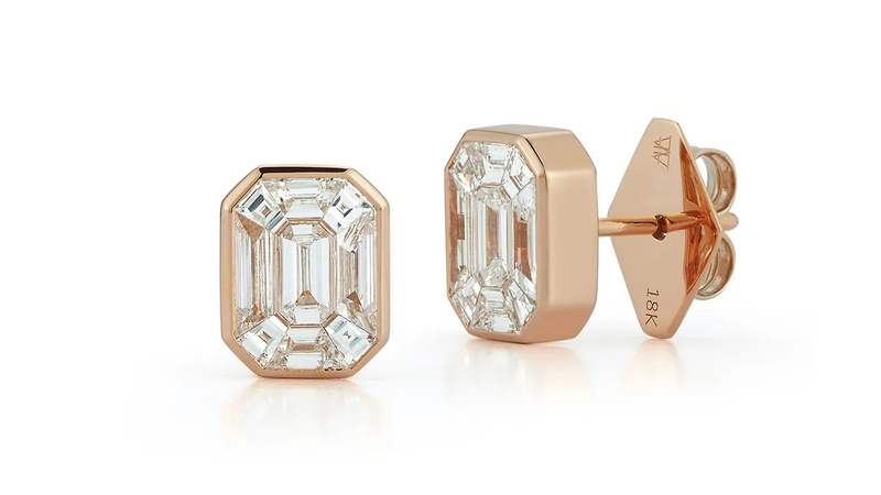 Walters Faith 18-karat rose gold earrings with 1.36 carats of diamonds ($12,500)