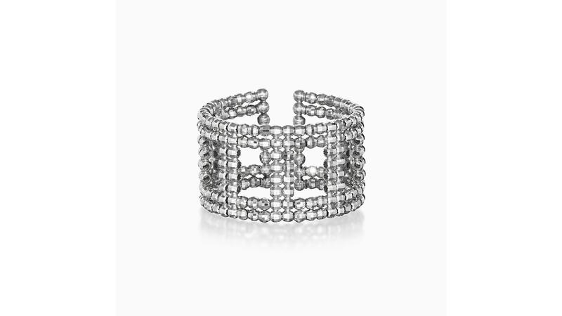 Platinum Born modern collection ring