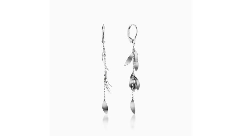 Platinum Born modern collection earrings