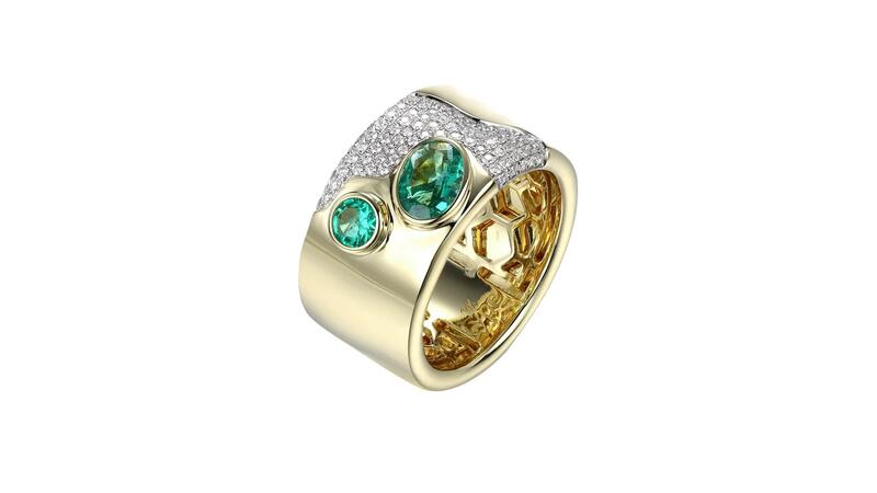 Type Jewelry emerald ring