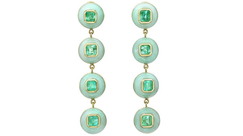 Retrouvai emerald earrings