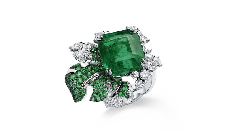 Chopard Insofu emerald ring