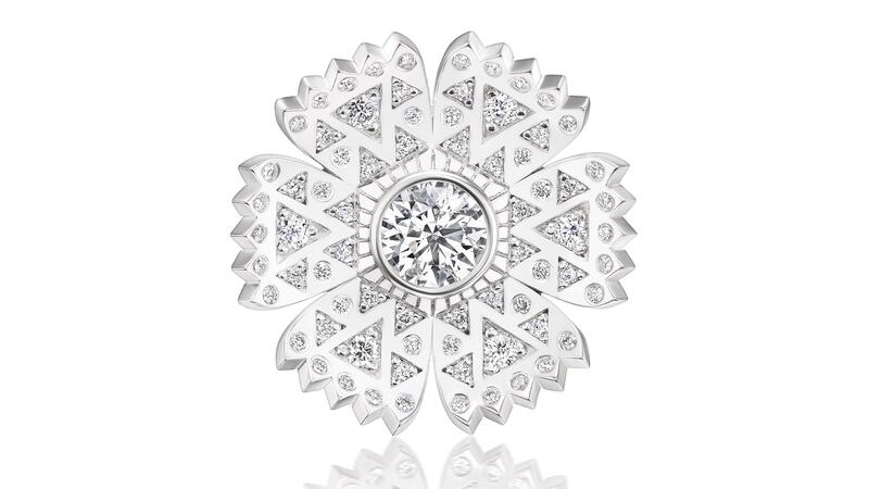 Harwell Godfrey We Are Seeds Petunia Brooch