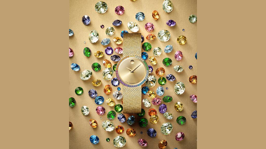 Stephanie Gottlieb Movado rainbow watch