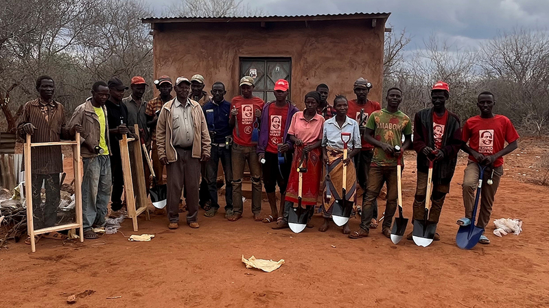 Gem Legacy distributed shovels and other equipment to meet the miners’ needs.