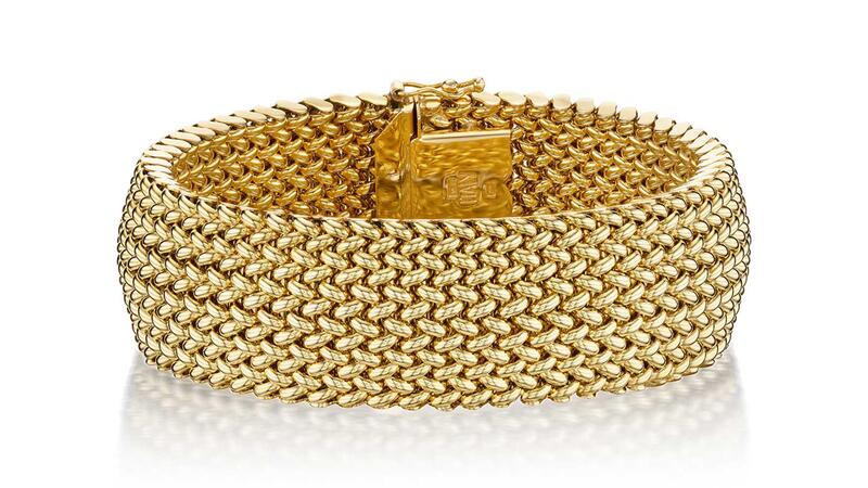 Greenwich St. Jewelers 1990s Brev Wheat Chain Bracelet
