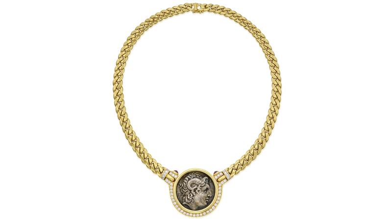Mary Tyler Moore Bulgari Monete necklace