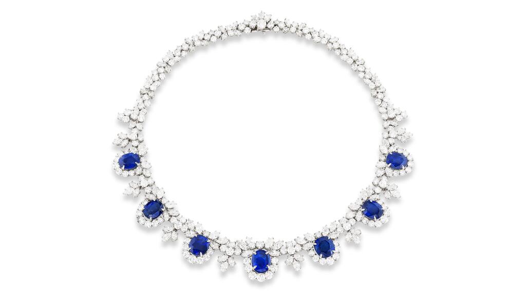 Harry Winston sapphire necklace