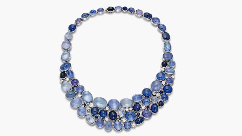 Suzanne Belperron sapphire and diamond necklace