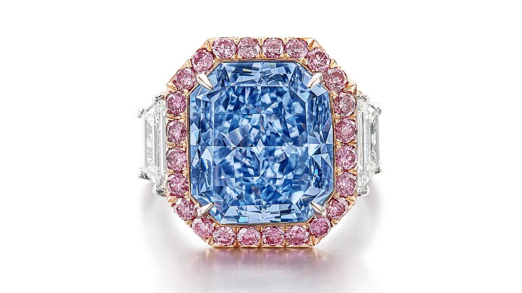 “Infinite Blue” 11.28-carat fancy vivid blue diamond