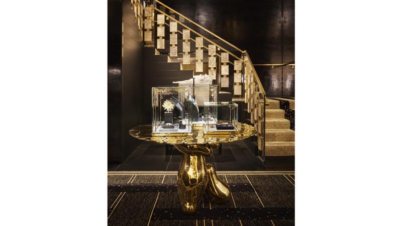 Staircase Chanel watch and jewelry store