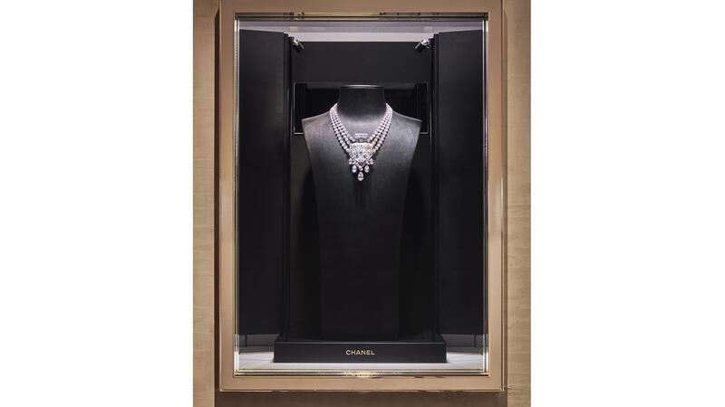 Chanel No. 5 diamond necklace