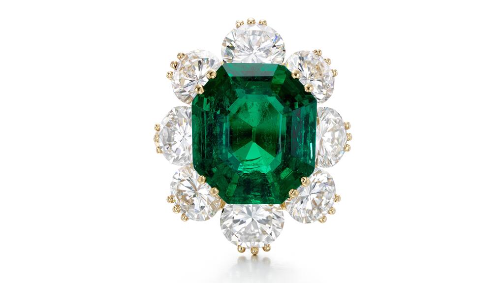 Ava Gardner Van Cleef & Arpels emerald ring