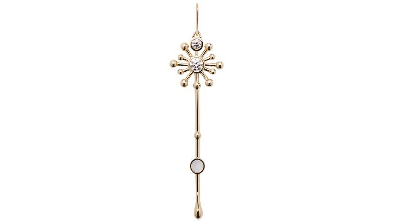 Lightbox x Roséate “Light Wand” pendant in yellow gold