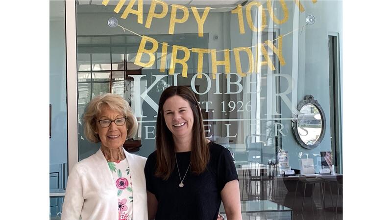Emily Dahm and Karin Volz at Kloiber Jewelers