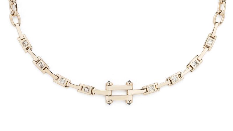 Ara Vartanian diamond and gold tennis necklace
