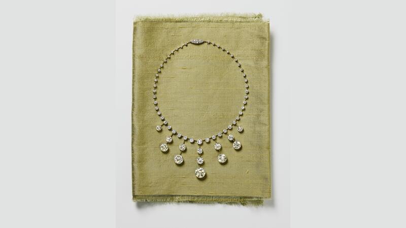 Christies 1910 antique diamond necklace