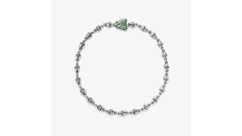 Alex Moss skull necklace