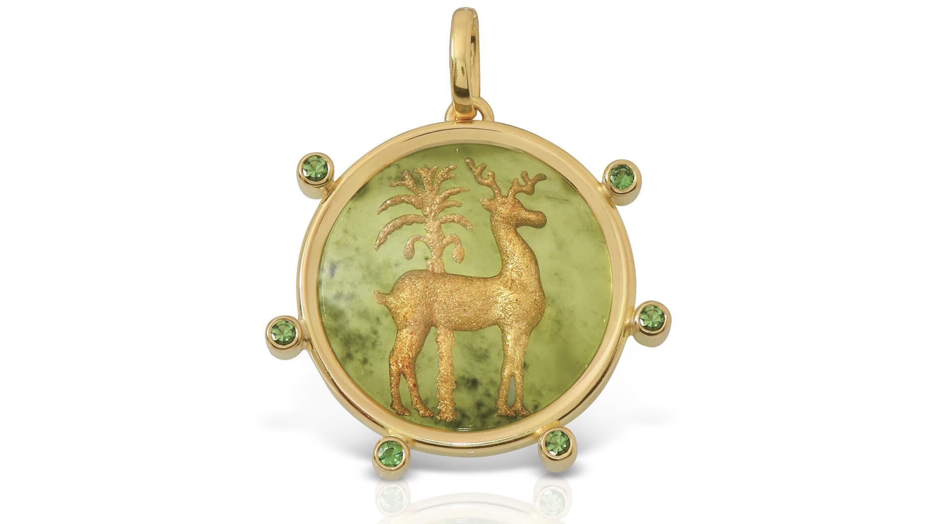 Lalaounis Golden Deer pendant 