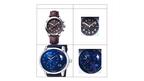 Swatch Group watches next to allegedly infringing downloadable watch faces from Samsung  
