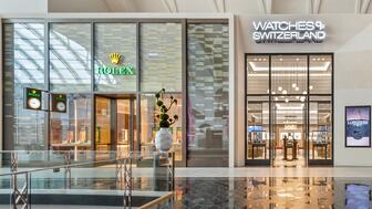 Watches of Switzerland and Rolex boutique at The Avenue at American Dream in New Jersey