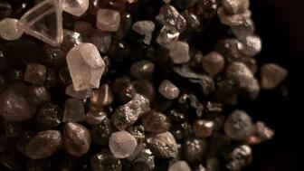 Rough diamonds from De Beers Gahcho Kue mine 