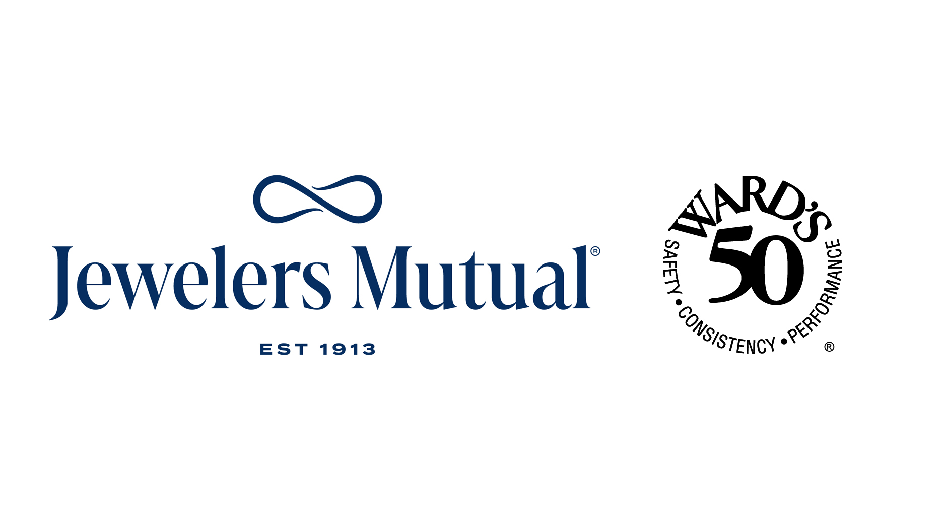 Jewelers Mutual logo and Ward’s 50 List logo 