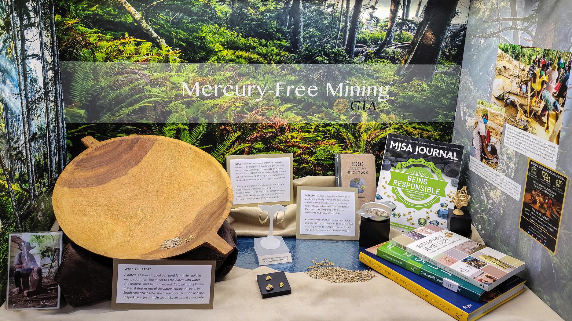 GIA’s Mercury-Free Mining Library Exhibit Wins Award