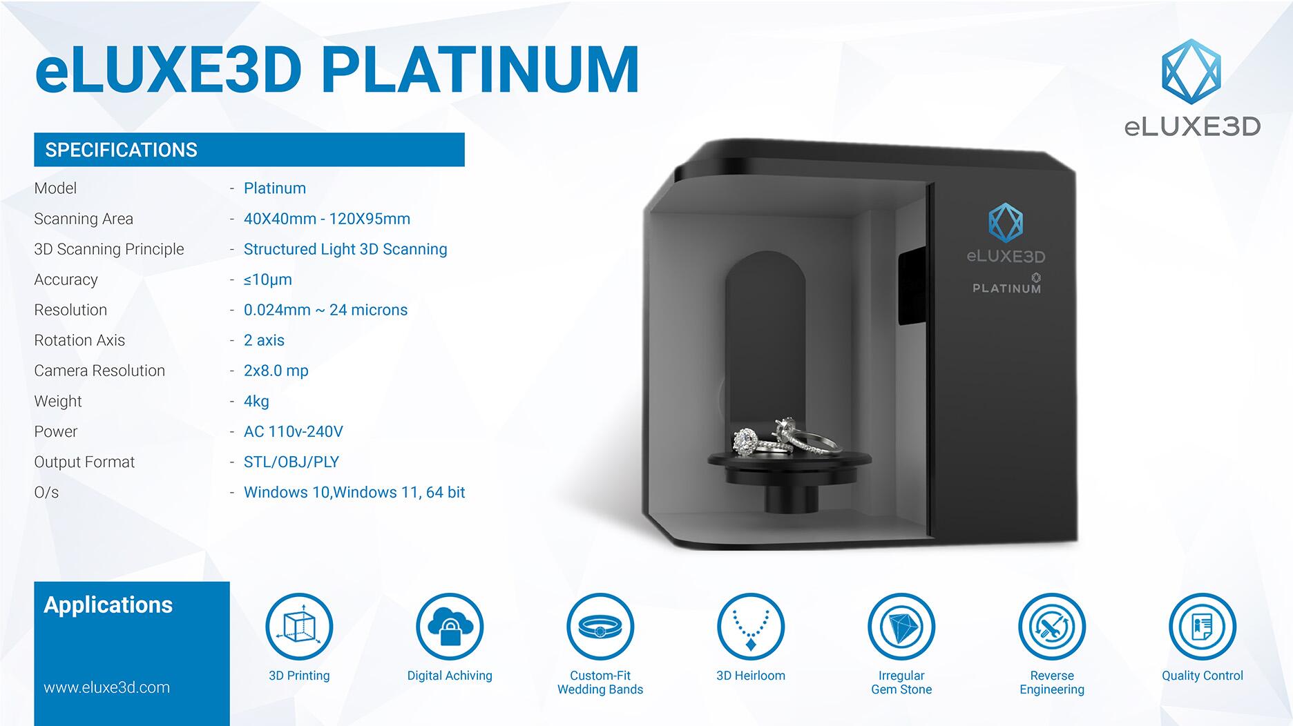 eLUXE3D, A Pioneer In Jewelry Scanning, Releases a New Product 