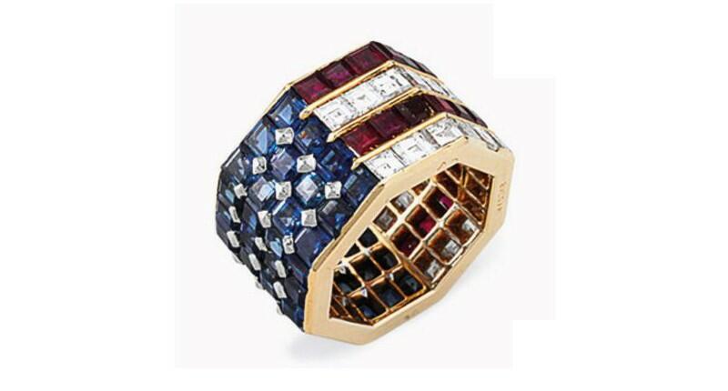 Bulgari Flag Ring Goes For $319K at Reagan Auction | National Jeweler