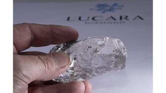 Lucara 1,080-carat Type IIa diamond