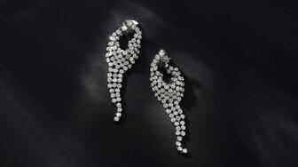 Platinum earrings by Ondyn 