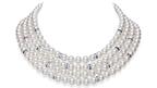 Mikimoto pearl and sapphire necklace