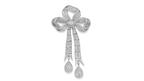 Barbara Walters Belle Epoque diamond bow brooch 