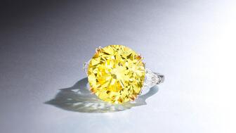 15.51-Carat Yellow Diamond