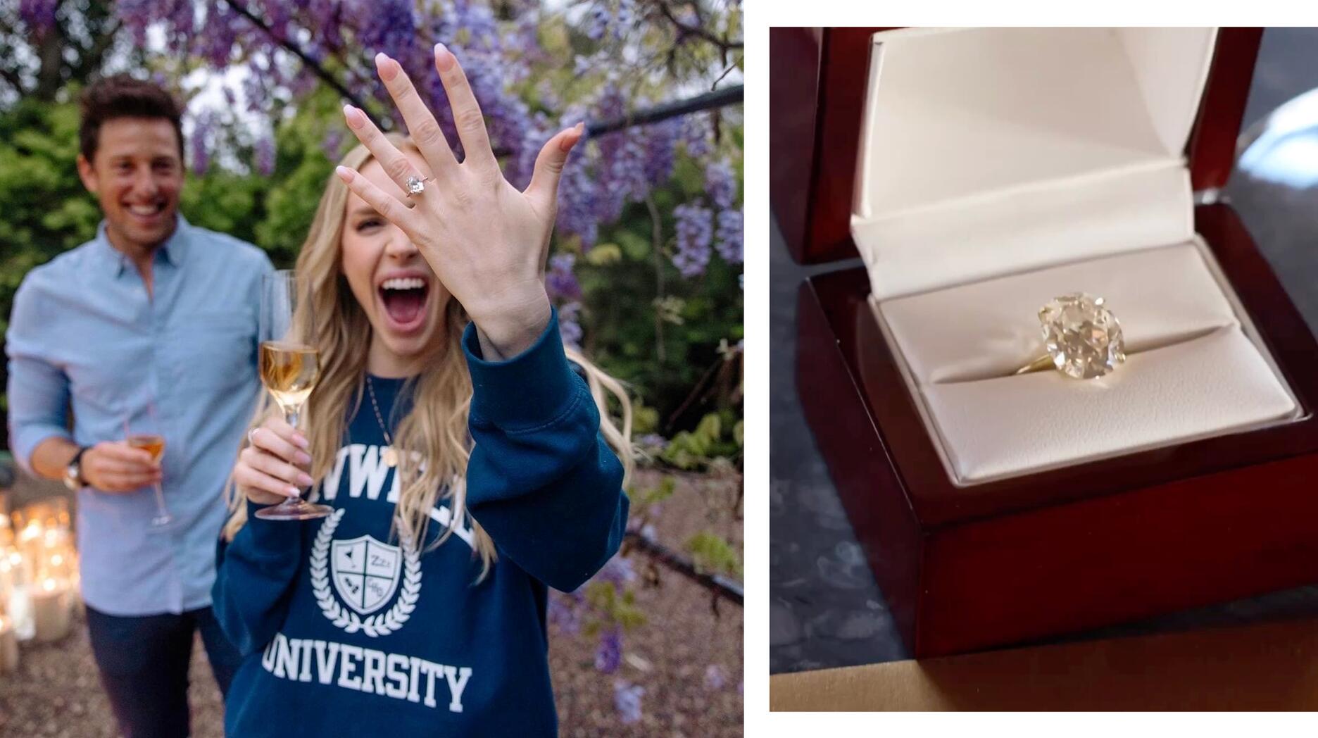 Call Her Daddy host Alex Cooper's engagement ring 