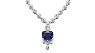 Bulgari sapphire and diamond necklace