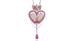 Lydia Courteille morganite and pink sapphire Hercules and Omphale necklace 