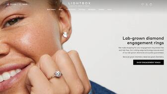 Lightbox website screenshot 