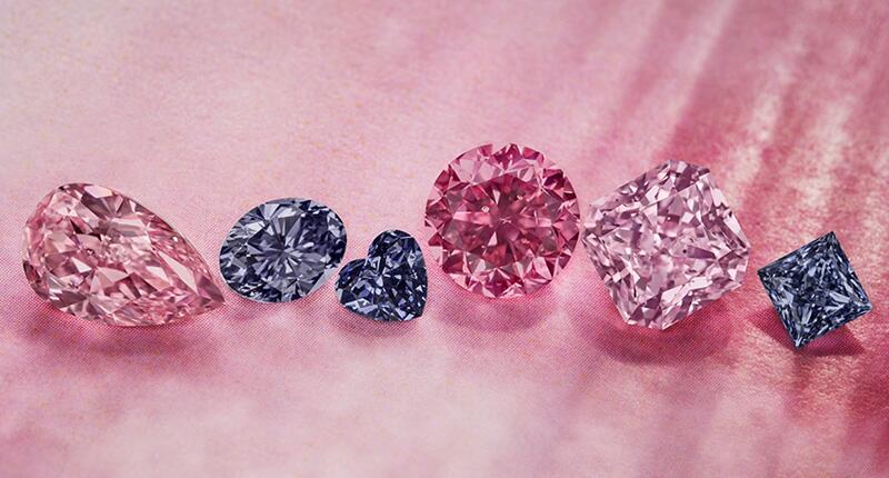Natural Pink Diamond Pendant, Argyle Pink Diamond Necklace